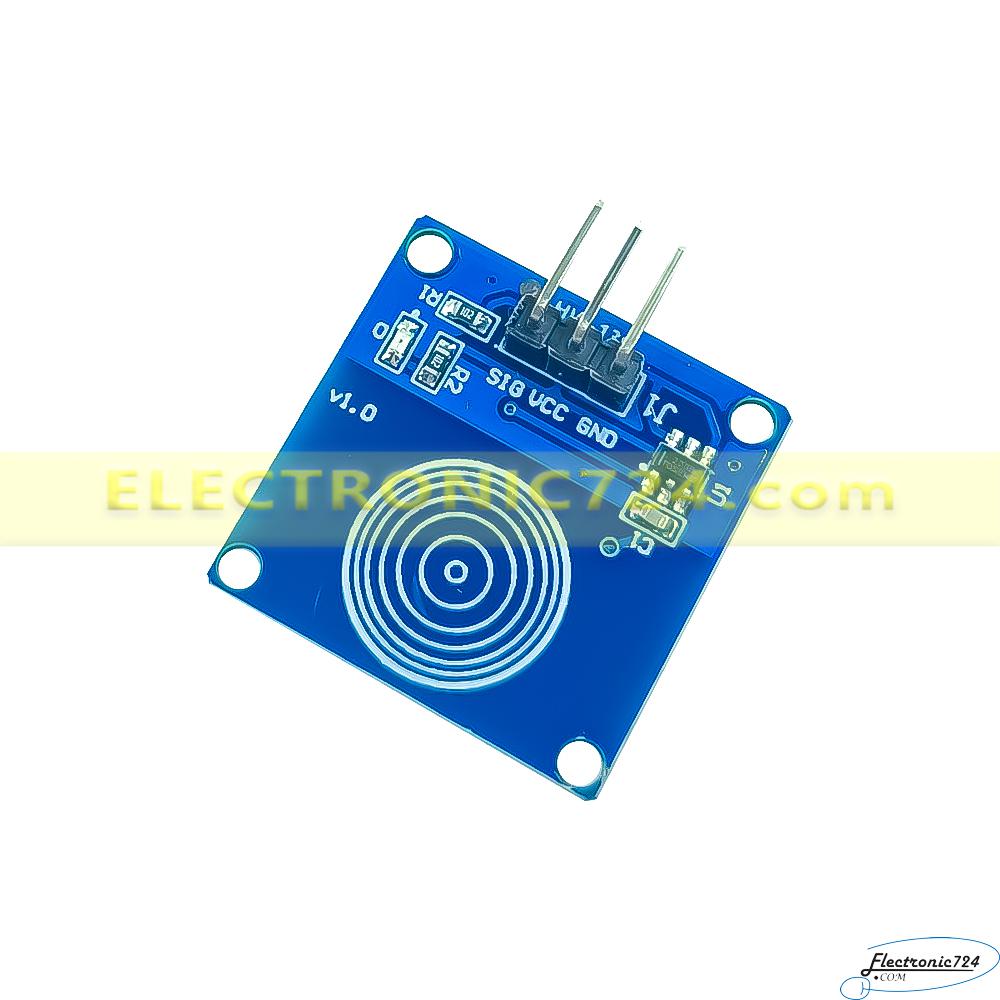 کلید تاچ تک کانال TTP223 TOUCH KEY Blue