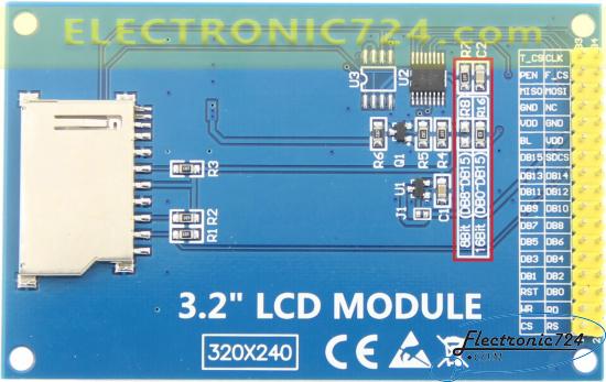 نمایشگر ال سی دی تاچ LCD 3.2 INCH ILI9341