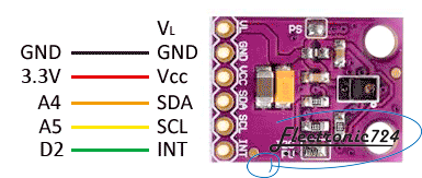 ماژول APDS9960 RGB & gesture module 