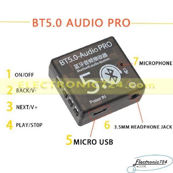 ماژول بلوتوث 5 پرو با قاب BT5.0 Audio Pro Module