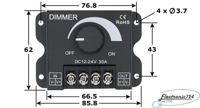 ماژول دیمر Dimmer Module 30A
