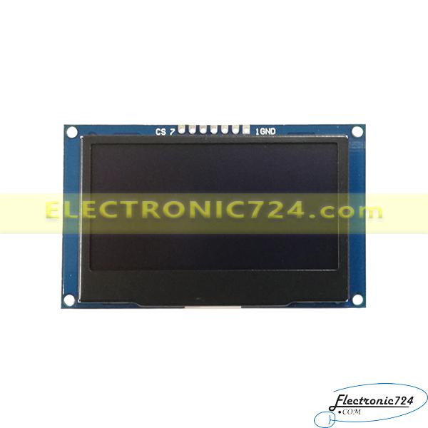 نمایشگر اولد OLED 128X64 سفید 2.42 اینچ SPI I2C