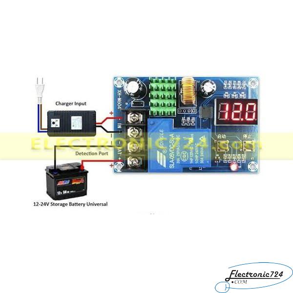 ماژول کنترل شارژ باتری دیجیتال HW-633 (XH-M604)